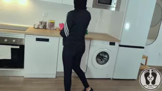 Perfect Ass Latina Caught Inside the House