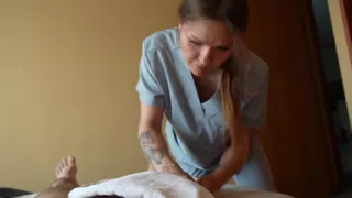The Physiotherapist Gives Me a Happy Ending Massage for an Added Bonus
