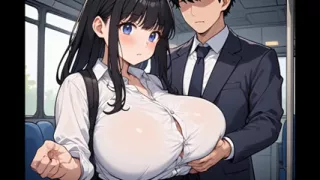 Anime Girl Seducing Man With Train