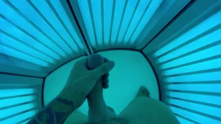 Couple Fucking Hard in Public Solarium Tanning Cabin - Risky Public Sex with People Around FULL VIDEO