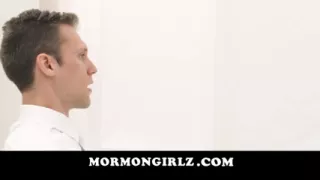Mormon Girlz- Church teen sucks off a big elder cock