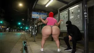 Big Ass Gym Girl in Tight Workout Clothes Gets Observed