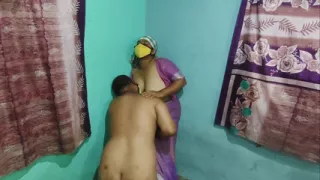 After Shower Sex with Saree and She Love It