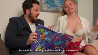 Schoolgirl Came for English Lesson but Got Anal Training Instead