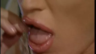 Busty Blonde in Fishnet Stockings Banged by a Big Hard Cock