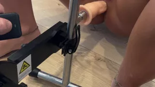Anal Machine: Petite Wife Tries New Fucking Machine With Her Ass