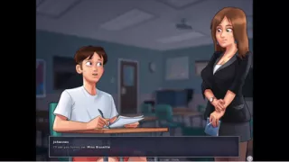 Summertime Saga - Miss Bissette Sex Scene
