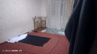 Ray Kris cleans his house