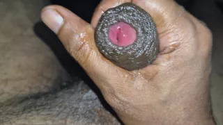 Jerking cock