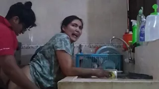 Sexy Latina Sex in the Kitchen