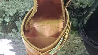 Cum on shoes