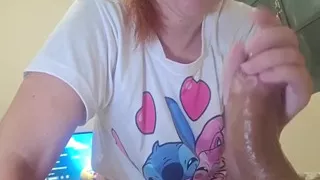 The Redhead Loves to Swallow the Whole Cock Until It Goes All the Way Down Her Throat
