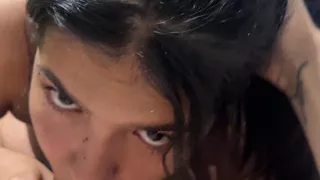 I woke up to suck his cock