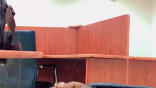 Black Cock Lonely Office Masturbate