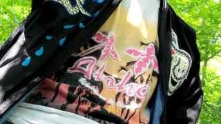 Quick Cumshot in the Park - Cock Out of Jeans