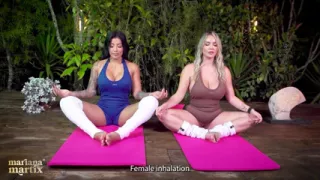Mariana Martix Has Lesbian Sex with Tatiana Alvarez After a Yoga Class