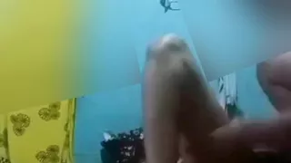 Almost caught, it's better for her husband to wake up