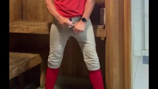 Alpha Jock fun in the sauna with JockDad87 part 8