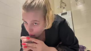 Deep Through with Saliva and Bouncing Tits
