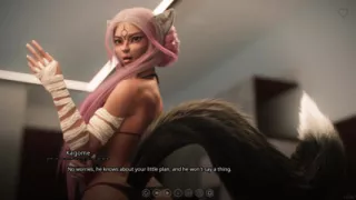 The Seven Realms 42 - Atlas Kali Kagome Threesome Outdoor Blowjob Doggy Machinery Cum Inside