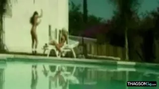 Mature Blonde Babe Stretched Wide in Outdoor Anal Action