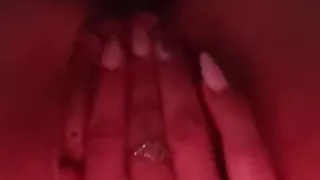 Big Anal Dildo Fuck - Close-up