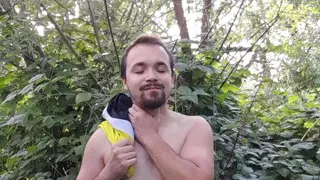 Outdoor jerking off
