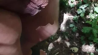 Naked walk in the forest, cruising spots
