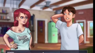 Summertime Saga: I've seen Grace's boobs and Eve's hot body