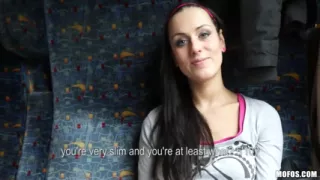 Public Pickups - Petite Euro Babe Mea Melone Takes Stranger Dick on the Train