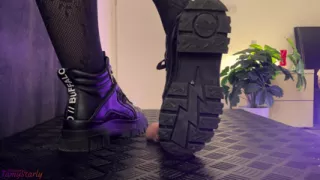 Healed Up Cock and Balls Crushed Under my Buffalo Boots