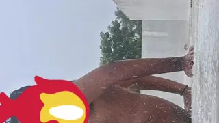 Mallu Man Nude Masturbation In Rain