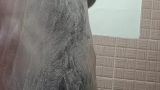 In bathroom big dick