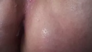Sissy slut bitch fucks pussy with home made fish dildi