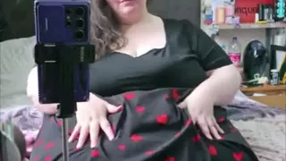 SSBBW BBW Belly Goddess Bathroom Strip