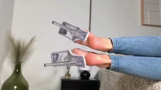 Jeans & Platform Mules
