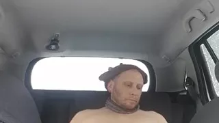 Back Seat of the Car in Parking Slot