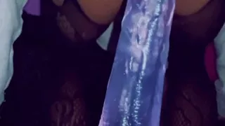 Femboy Riding Giant Cock