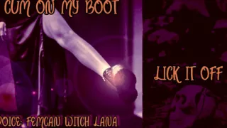 Cum on My Boot Lick It off