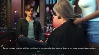 Awam Sophia Showed Her Boob in the Hairsalon.