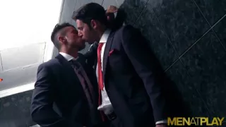 Menatplay athletic inked Klein Kerr anal fucks Dario Beck