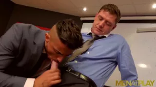 MENATPLAY Colleagues Geordie Jackson and Klein Kerr ass fuck