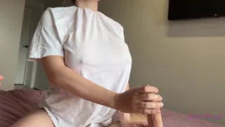 Stepmom Lured Me - Her huge boobs look awesome