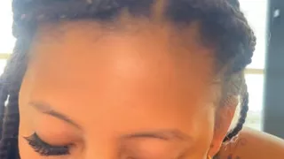 Morning to my boyfriend with wet blowjob