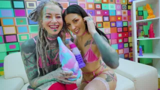 Soft GG Anal Toy Play - Big Dildo and Double Hole Fingering