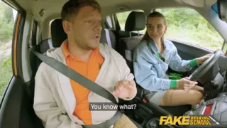 She swaps Sex for PUSSY to pay for extra Driving lessons - Fake Driving School
