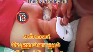 A Lonely Hot Tamil Girl Got Ready to Fuck by a Crook to Prevent Theft - Tamil Audio with Loud Moaning