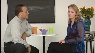 Sexy blonde sucks a monster cock then shoves it into her shaved pussy
