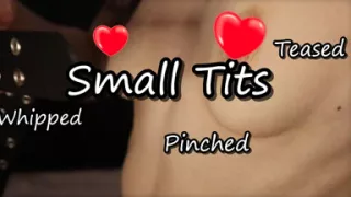 Small Tits Teased, Pinched and Whipped