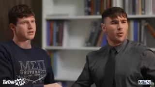 Twink Pop - Professor Michael Boston Gives Favorite Hunky Student Finn Harding Some and Shares a Twink